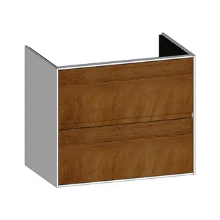 SCALIDO-Waschtisch-Unterschrank für Waschtisch SLIM 800 790x660x490mm 2 Auszüge Farbvar. S/W/S