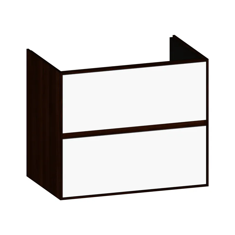 SCALIDO-Waschtisch-Unterschrank für Waschtisch SLIM 800 790x660x490mm 2 Auszüge Farbvar. W/E/E
