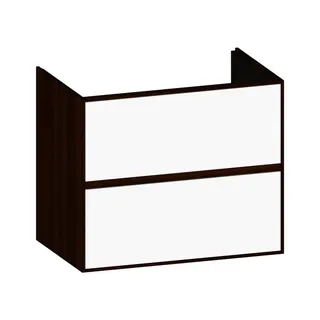 SCALIDO-Waschtisch-Unterschrank für Waschtisch SLIM 800 790x660x490mm 2 Auszüge Farbvar. W/E/E