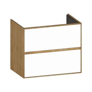 SCALIDO-Waschtisch-Unterschrank für Waschtisch SLIM 800 790x660x490mm 2 Auszüge Farbvar. W/S/S