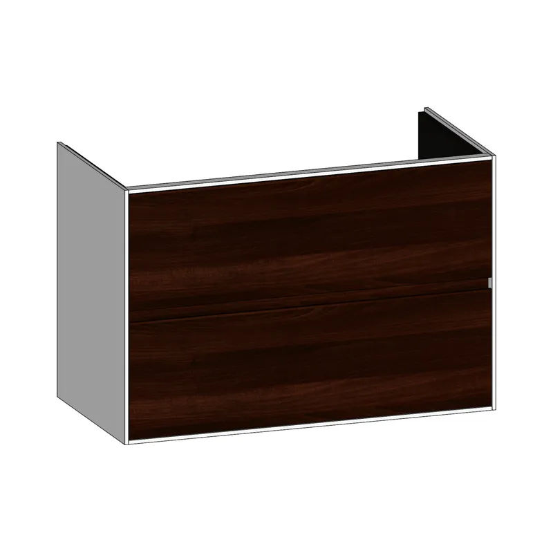 SCALIDO-Waschtisch-Unterschrank für Waschtisch SLIM 1000 990x660x490mm 2 Auszüge Farbvar. E/W/E