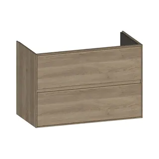 SCALIDO-Waschtisch-Unterschrank für Waschtisch SLIM 1000 990x660x490mm 2 Auszüge Farbvar. N/N/N