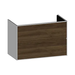 SCALIDO-Waschtisch-Unterschrank für Waschtisch SLIM 1000 990x660x490mm 2 Auszüge Farbvar. N/W/N