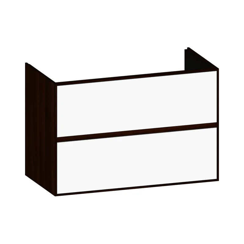 SCALIDO-Waschtisch-Unterschrank für Waschtisch SLIM 1000 990x660x490mm 2 Auszüge Farbvar. W/E/E