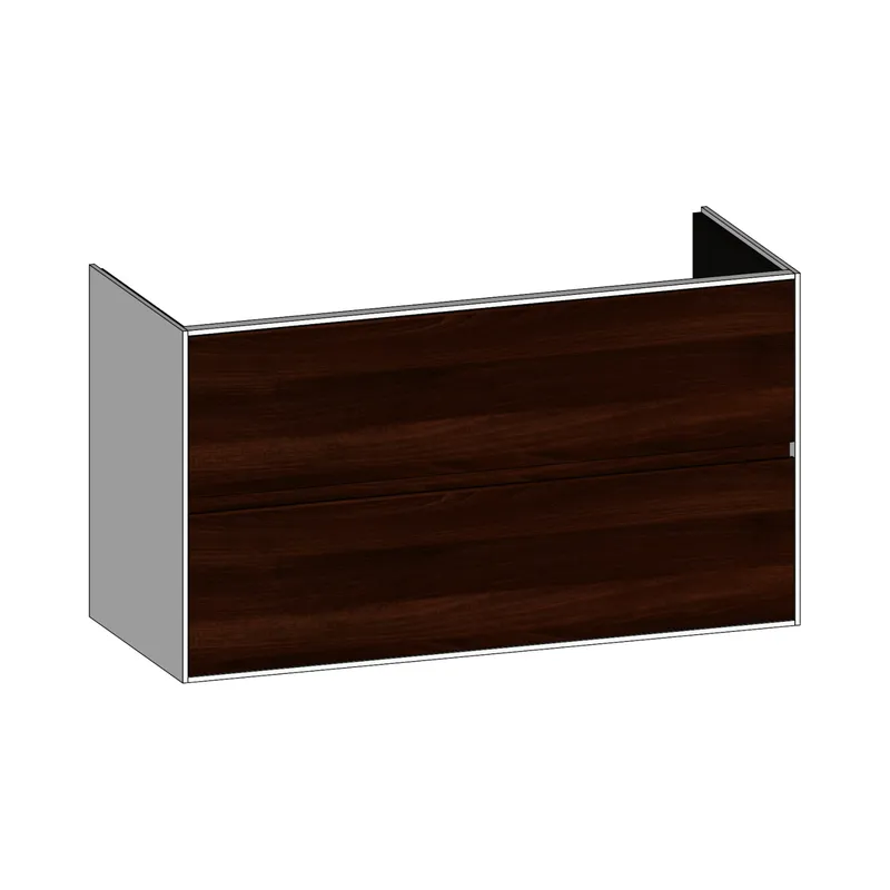 SCALIDO-Waschtisch-Unterschrank für Waschtisch SLIM 1200 1190x660x490mm 2 Auszüge Farbvar. E/W/E