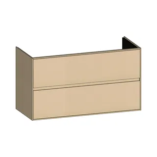SCALIDO-Waschtisch-Unterschrank für Waschtisch SLIM 1200 1190x660x490mm 2 Auszüge Farbvar. K/K/K