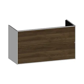 SCALIDO-Waschtisch-Unterschrank für Waschtisch SLIM 1200 1190x660x490mm 2 Auszüge Farbvar. N/W/N