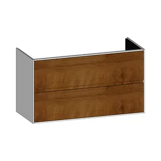 SCALIDO-Waschtisch-Unterschrank für Waschtisch SLIM 1200 1190x660x490mm 2 Auszüge Farbvar. S/W/S