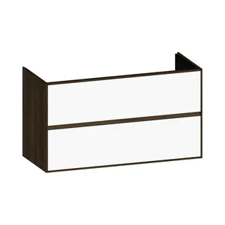 SCALIDO-Waschtisch-Unterschrank für Waschtisch SLIM 1200 1190x660x490mm 2 Auszüge Farbvar. W/N/N
