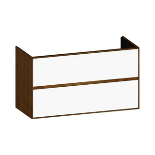 SCALIDO-Waschtisch-Unterschrank für Waschtisch SLIM 1200 1190x660x490mm 2 Auszüge Farbvar. W/S/S