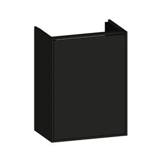 SCALIDO-Waschtisch-Unterschrank kompakt asymetr. 410x560x260mm 1 Tür links Farbvar. A/A/X
