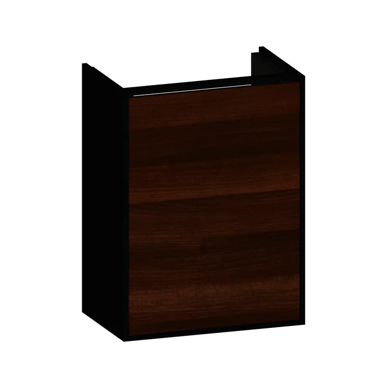 SCALIDO-Waschtisch-Unterschrank kompakt asymetr. 410x560x260mm 1 Tür links Farbvar. E/V/X