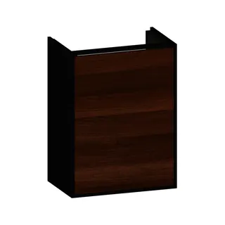 SCALIDO-Waschtisch-Unterschrank kompakt asymetr. 410x560x260mm 1 Tür links Farbvar. E/V/X