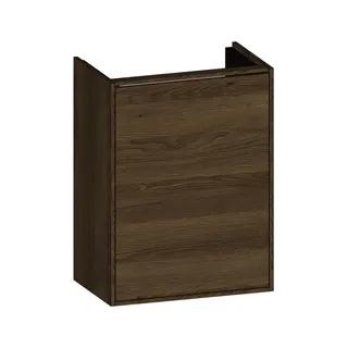 SCALIDO-Waschtisch-Unterschrank kompakt asymetr. 410x560x260mm 1 Tür links Farbvar. N/N/X