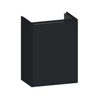 SCALIDO-Waschtisch-Unterschrank kompakt asymetr. 410x560x260mm 1 Tür links Farbvar. V/V/X