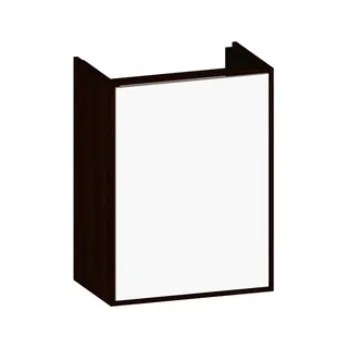 SCALIDO-Waschtisch-Unterschrank kompakt asymetr. 410x560x260mm 1 Tür links Farbvar. W/E/X