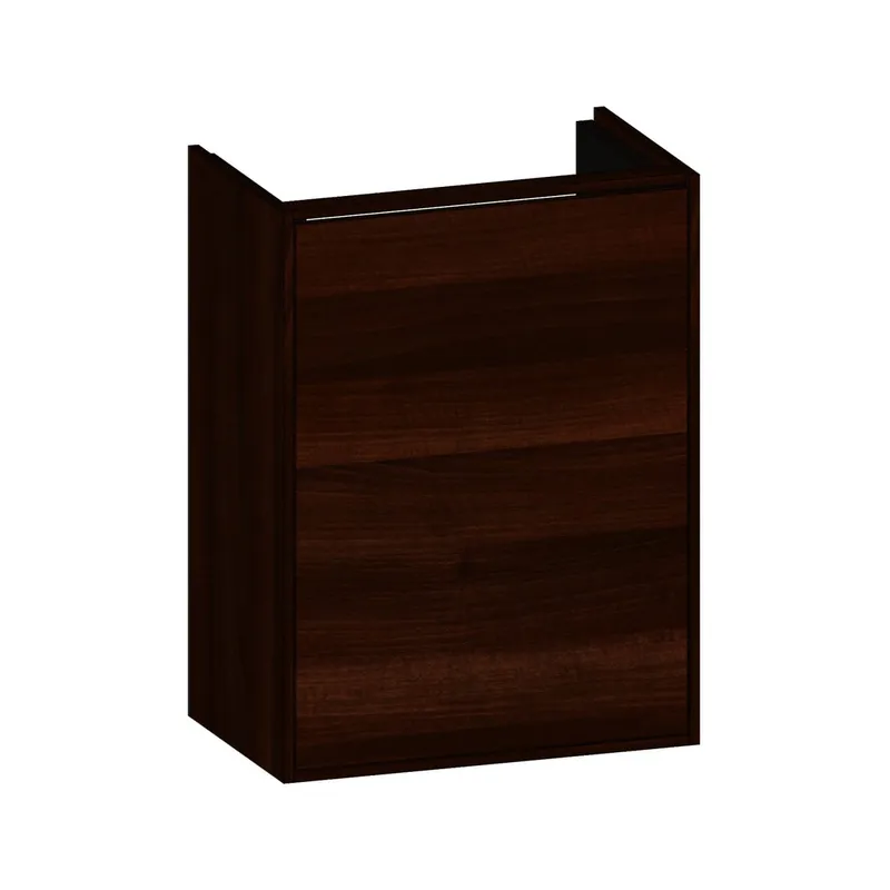 SCALIDO-Waschtisch-Unterschrank kompakt asymetr. 410x560x260mm 1 Tür rechts Farbvar E/E/X