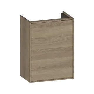 SCALIDO-Waschtisch-Unterschrank kompakt asymetr. 410x560x260mm 1 Tür rechts Farbvar N/N/X