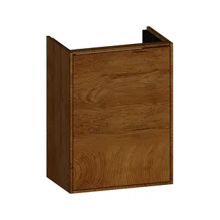 SCALIDO-Waschtisch-Unterschrank kompakt asymetr. 410x560x260mm 1 Tür rechts Farbvar S/S/X