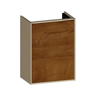 SCALIDO-Waschtisch-Unterschrank kompakt asymetr. 410x560x260mm 1 Tür rechts Farbvar Sond.
