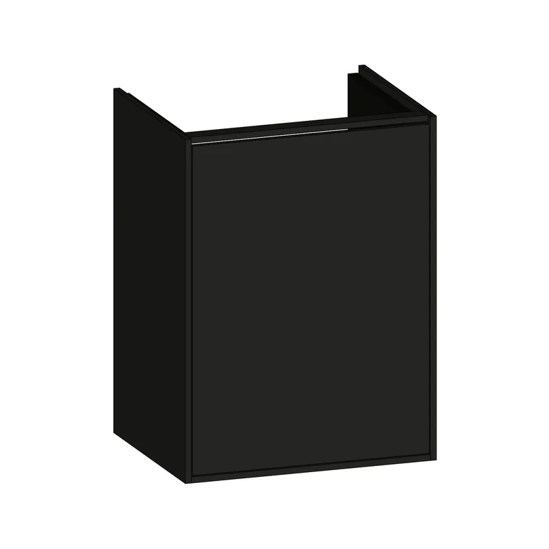 SCALIDO-Waschtisch-Unterschrank kompakt 410x560x325mm 1 Tür links Farbvar. A/A/X