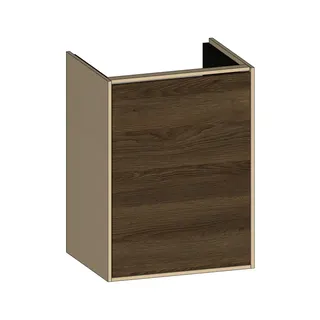 SCALIDO-Waschtisch-Unterschrank kompakt 410x560x325mm 1 Tür rechts Farbvar N/K/X