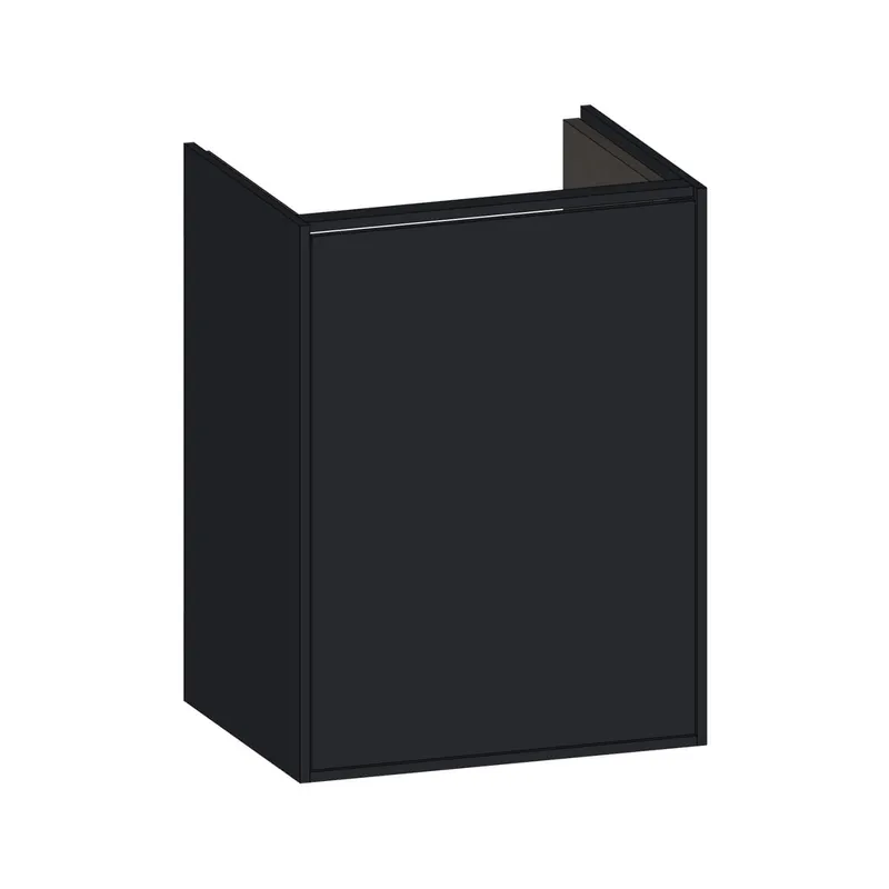 SCALIDO-Waschtisch-Unterschrank kompakt 410x560x325mm 1 Tür links Farbvar. V/V/X