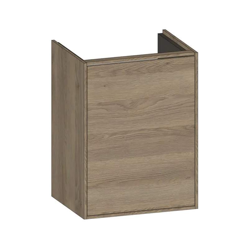 SCALIDO-Waschtisch-Unterschrank kompakt 410x560x325mm 1 Tür rechts Farbvar N/N/X