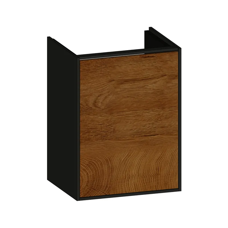 SCALIDO-Waschtisch-Unterschrank kompakt 410x560x325mm 1 Tür rechts Farbvar S/A/X