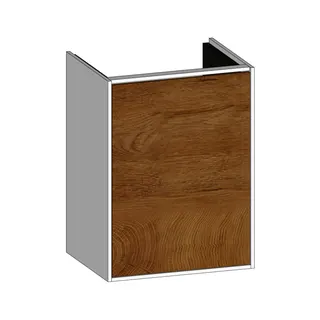 SCALIDO-Waschtisch-Unterschrank kompakt 410x560x325mm 1 Tür rechts Farbvar S/W/X