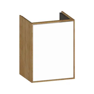 SCALIDO-Waschtisch-Unterschrank kompakt 410x560x325mm 1 Tür rechts Farbvar W/S/X