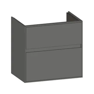 SCALIDO-Waschtisch-Unterschrank kompakt 570x560x370mm 2 Auszüge Farbvar. A/A/A