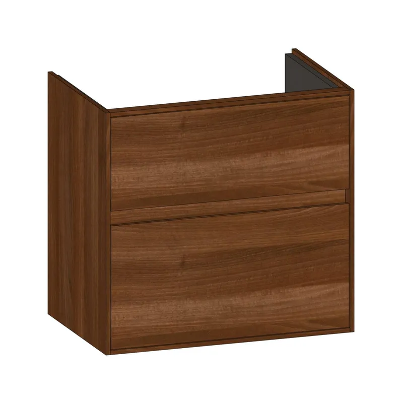SCALIDO-Waschtisch-Unterschrank kompakt 570x560x370mm 2 Auszüge Farbvar. E/E/E