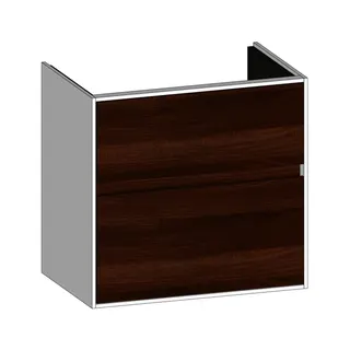 SCALIDO-Waschtisch-Unterschrank kompakt 570x560x370mm 2 Auszüge Farbvar. E/W/E
