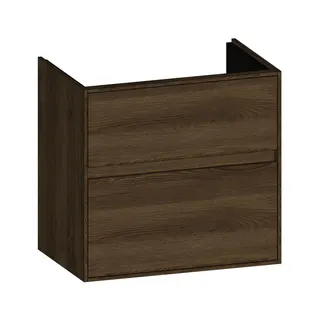 SCALIDO-Waschtisch-Unterschrank kompakt 570x560x370mm 2 Auszüge Farbvar. N/N/N