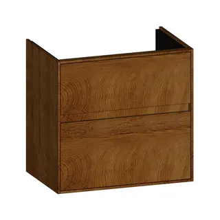 SCALIDO-Waschtisch-Unterschrank kompakt 570x560x370mm 2 Auszüge Farbvar. S/S/S