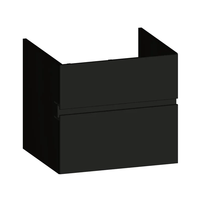 SCALIDO-Waschtisch-Unterschrank z Konsolenplatte 600x540x510mm 2 Auszüge Farbvar. A/X/A