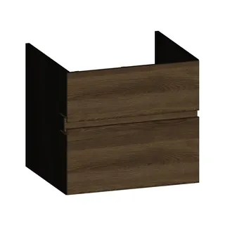SCALIDO-Waschtisch-Unterschrank z Konsolenplatte 600x540x510mm 2 Auszüge Farbvar. N/X/N