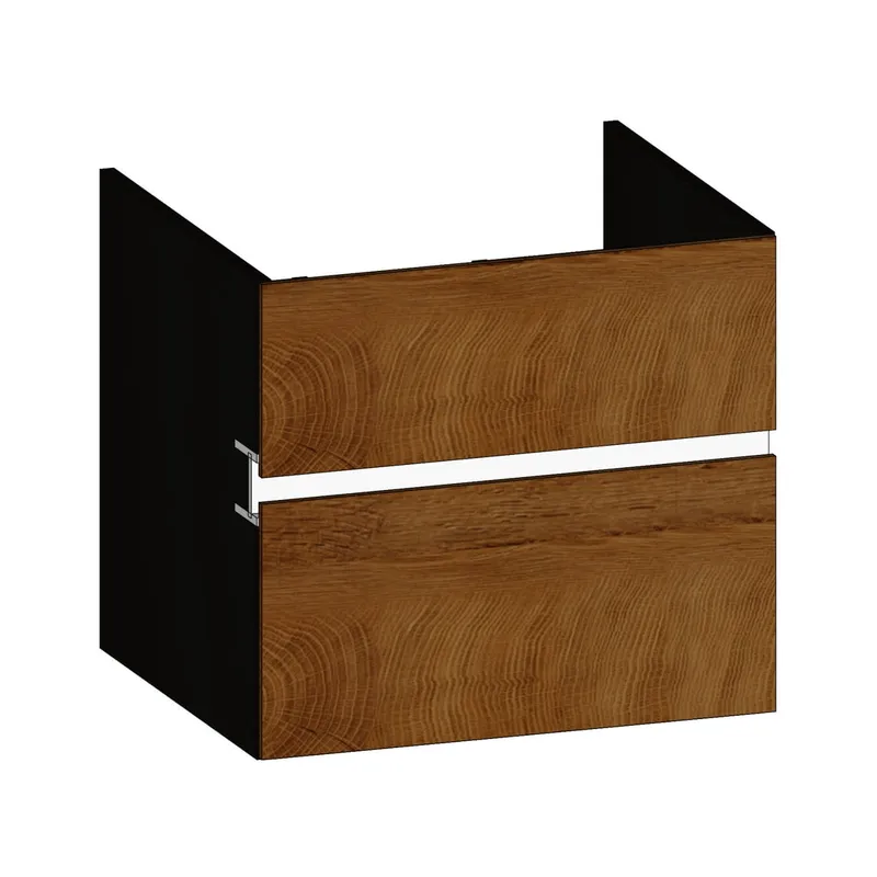 SCALIDO-Waschtisch-Unterschrank z Konsolenplatte 600x540x510mm 2 Auszüge Farbvar. Sonder