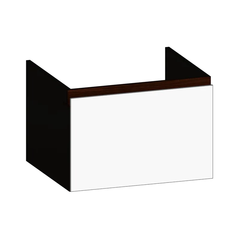 SCALIDO-Waschtisch-Unterschrank z Konsolenplatte 600x410x510mm 1 Auszug Farbvar. W/X/E