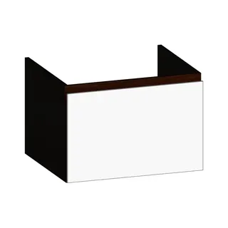 SCALIDO-Waschtisch-Unterschrank z Konsolenplatte 600x410x510mm 1 Auszug Farbvar. W/X/E