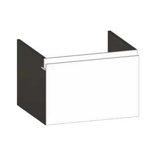 SCALIDO-Waschtisch-Unterschrank z Konsolenplatte 600x410x510mm 1 Auszug Farbvar. W/X/W