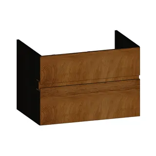 SCALIDO-Waschtisch-Unterschrank z Konsolenplatte 800x540x510mm 2 Auszüge Farbvar. S/X/S