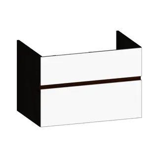 SCALIDO-Waschtisch-Unterschrank z Konsolenplatte 800x540x510mm 2 Auszüge Farbvar. W/X/E