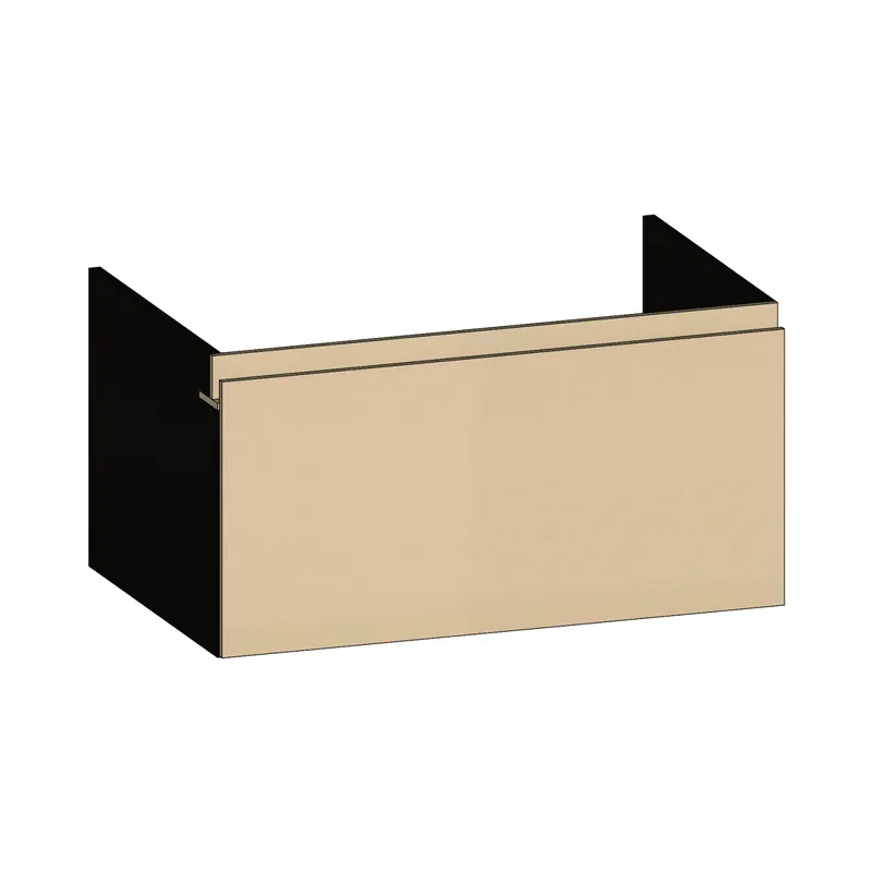SCALIDO-Waschtisch-Unterschrank z Konsolenplatte 800x410x510mm 1 Auszug Farbvar. K/X/K