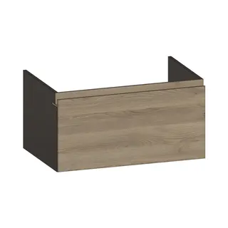 SCALIDO-Waschtisch-Unterschrank z Konsolenplatte 800x410x510mm 1 Auszug Farbvar. N/X/N