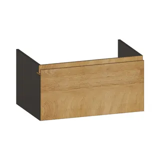 SCALIDO-Waschtisch-Unterschrank z Konsolenplatte 800x410x510mm 1 Auszug Farbvar. S/X/S