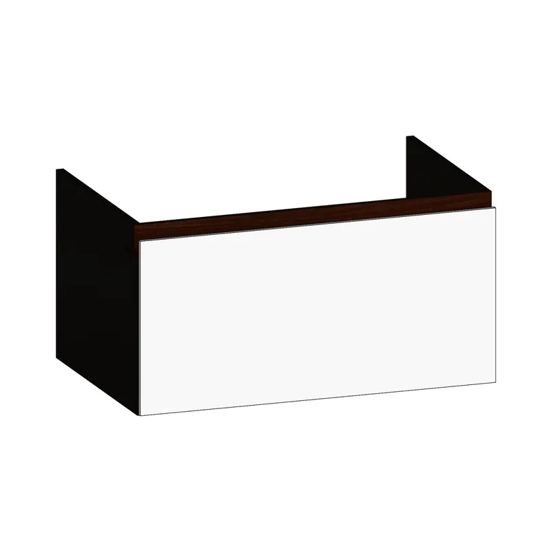 SCALIDO-Waschtisch-Unterschrank z Konsolenplatte 800x410x510mm 1 Auszug Farbvar. W/X/E