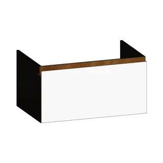 SCALIDO-Waschtisch-Unterschrank z Konsolenplatte 800x410x510mm 1 Auszug Farbvar. W/X/S