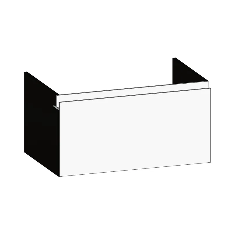 SCALIDO-Waschtisch-Unterschrank z Konsolenplatte 800x410x510mm 1 Auszug Farbvar. W/X/W